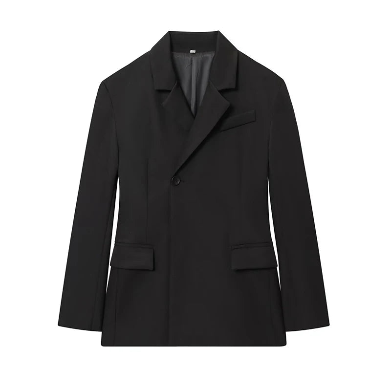 Pre-order set fitted blazer Black.