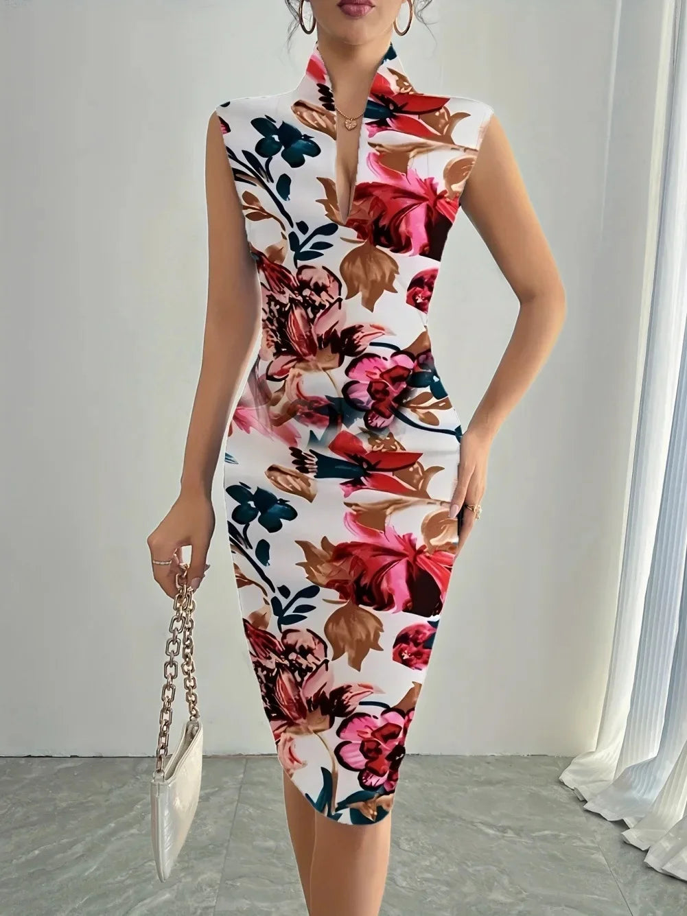 Classic bandage Midi Dress- Exclusive colors available
