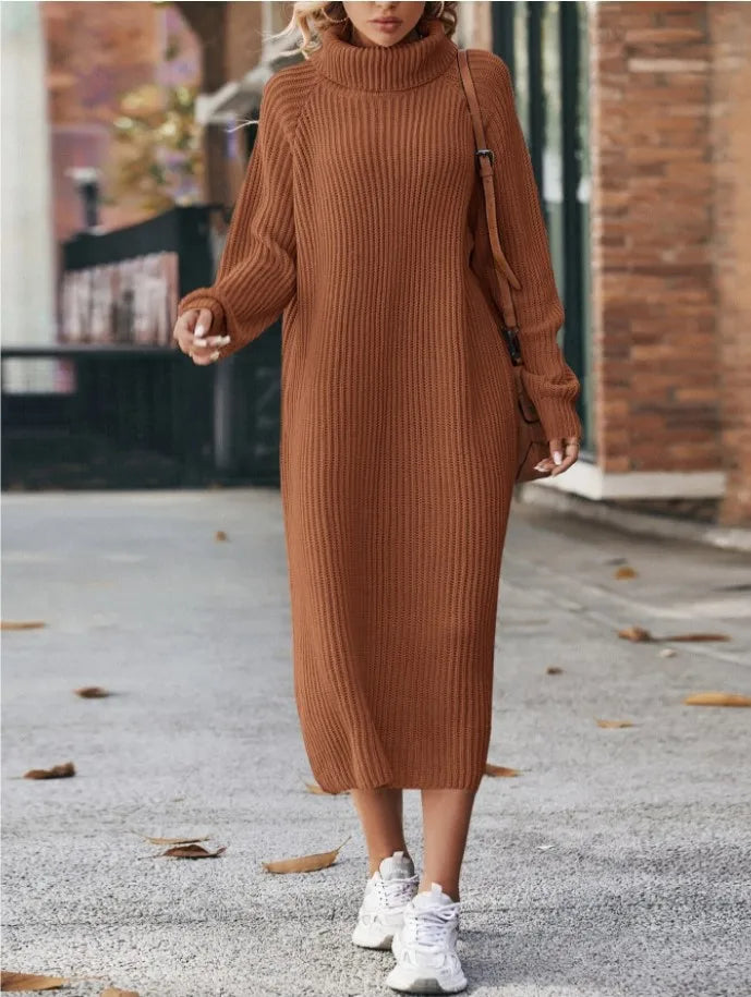 Long knit dress