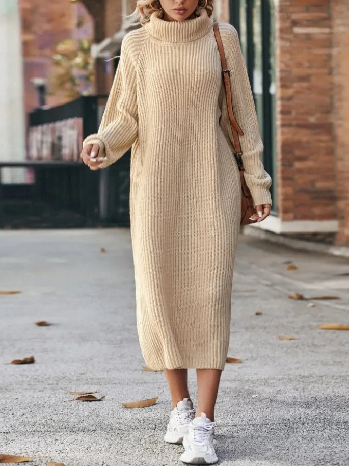 Long knit dress