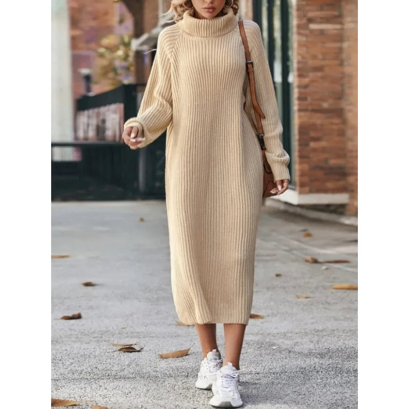 Long knit dress