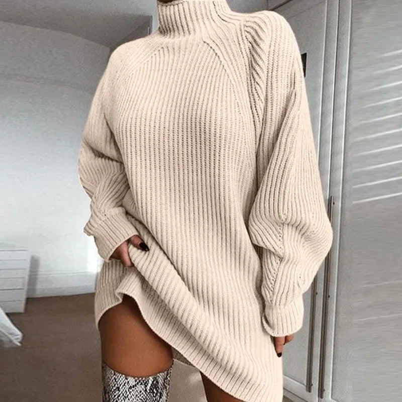 Women,s plus size sweater dress-knit dress for