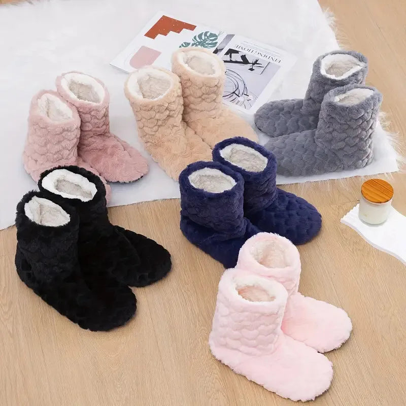 Cozy winter home slippers