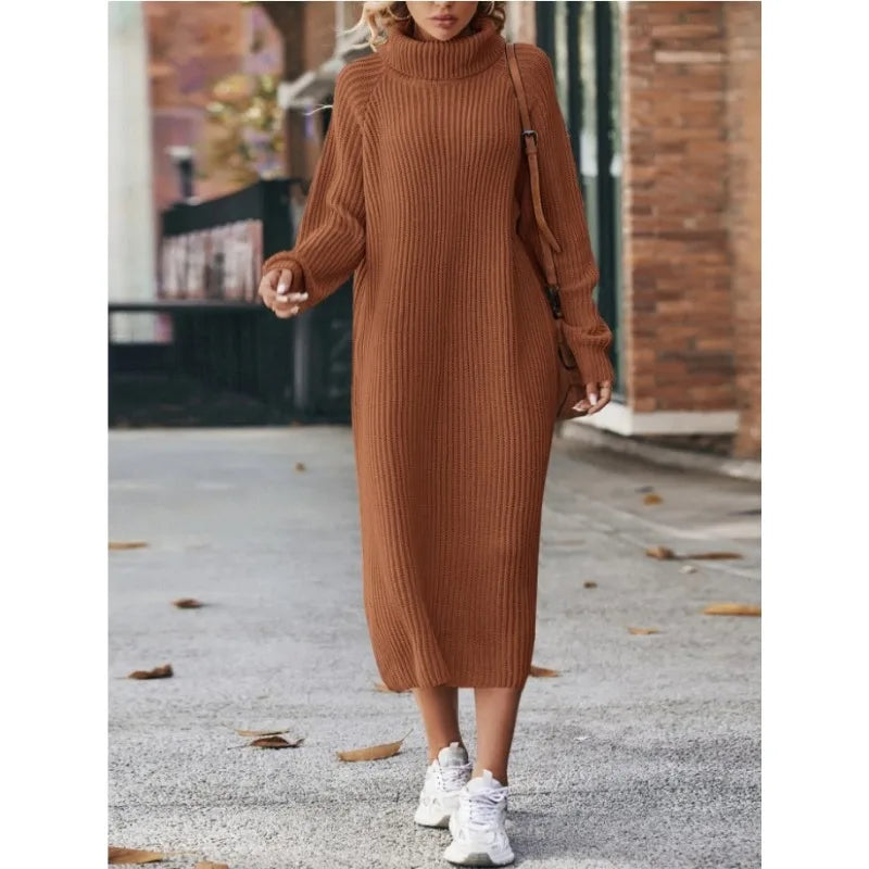 Long knit dress