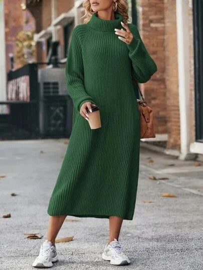 Long knit dress