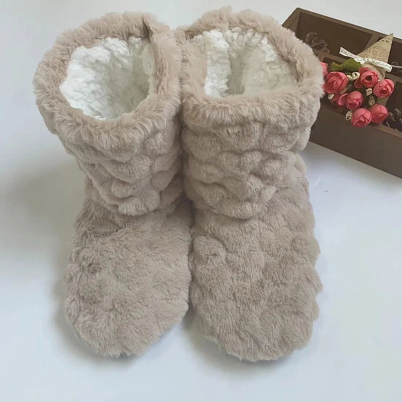 Cozy winter home slippers