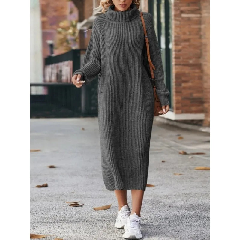 Long knit dress