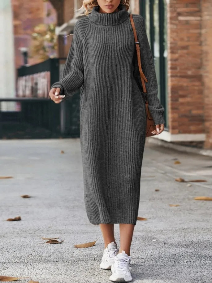 Long knit dress