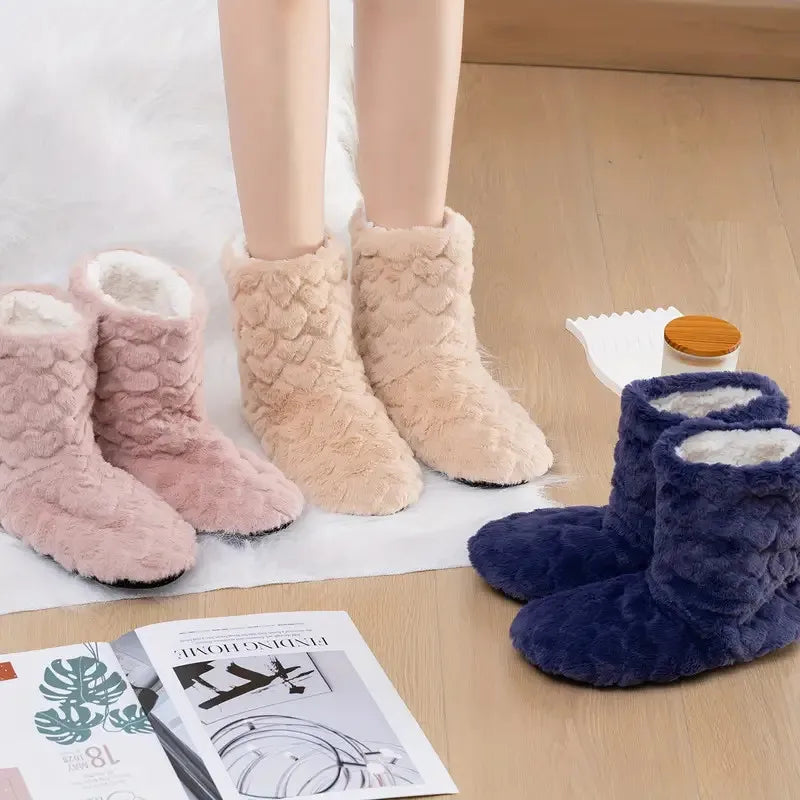 Cozy winter home slippers