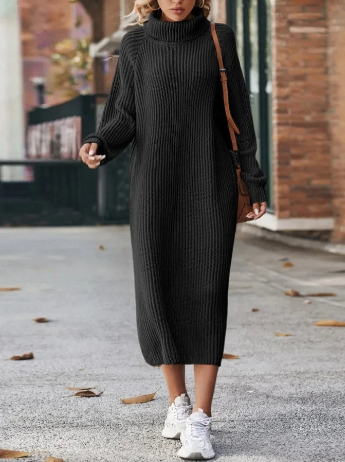 Long knit dress
